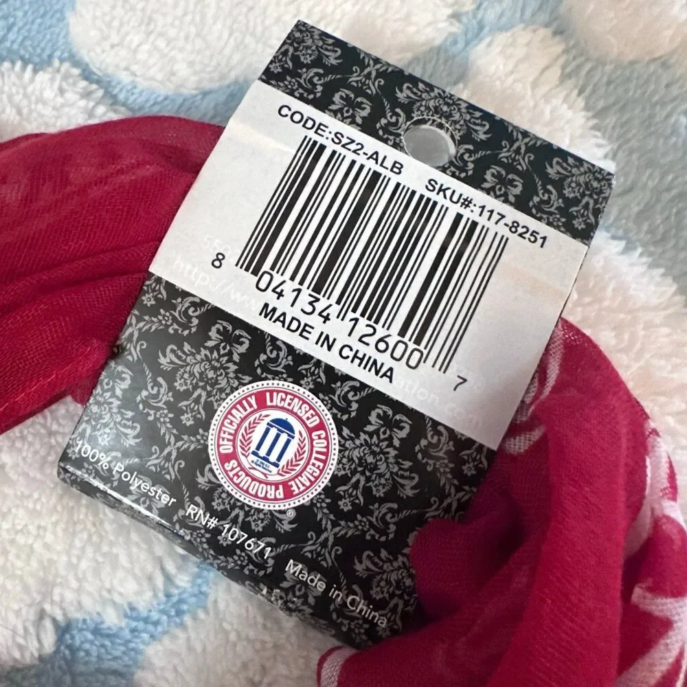 Alabama Crimson Tide NCAA Infinity Scarf